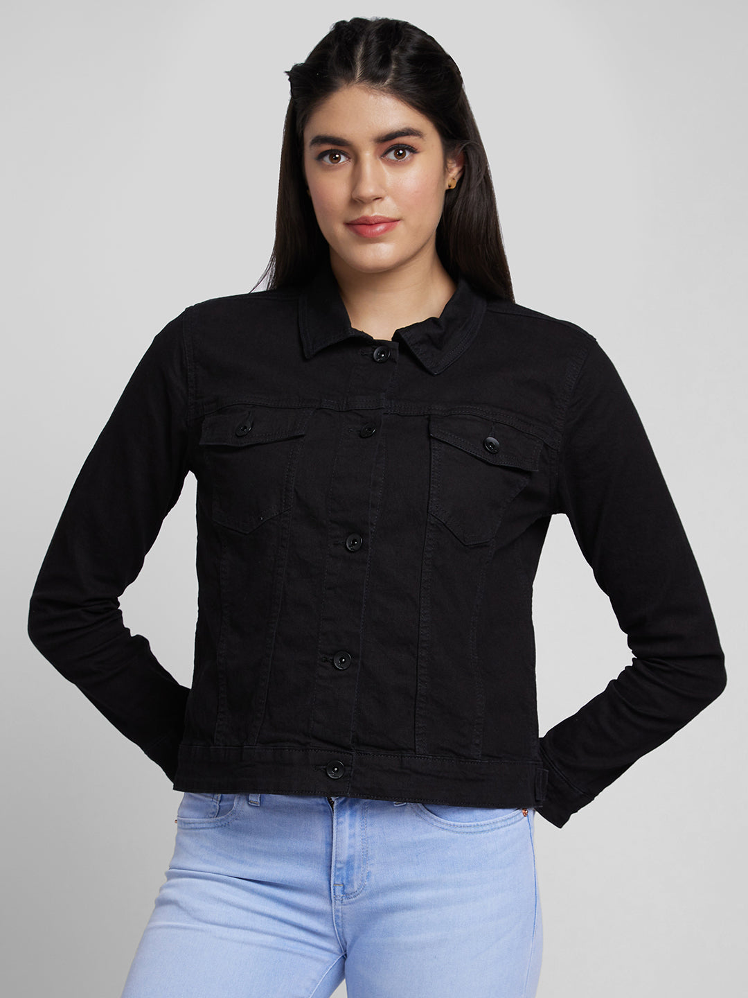 Gueuusu Womens Basic Button Down Stretch Fitted Long Sleeves India | Ubuy